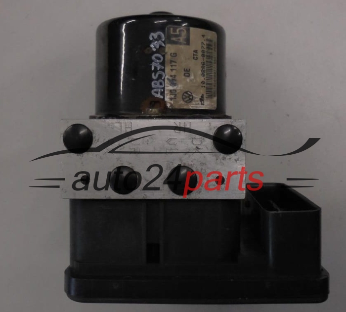 Bomba ABS y centralita AUDI VOLKSWAGEN SEAT SKODA 1J0 614 117 G, 1J0614117G, ATE 10.0206-0077.4, 10020600774, 1C0 907 379 L, 1C0907379L, 10.0960-0334.3, 10096003343