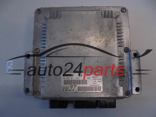 KOMPUTER STEROWNIK SILNIKA CITROEN PEUGEOT 2.0 HDI BOSCH 0 281 011 342, 0281011342, 96 594 402 80, 9659440280, EDC15C2 97