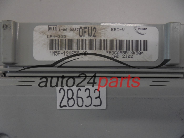 KOMPUTER STEROWNIK SILNIKA FORD FOCUS 1.4 VISTEON 1M5F-12A650-AD, 1M5F12A650AD, OFW2, LP4-335