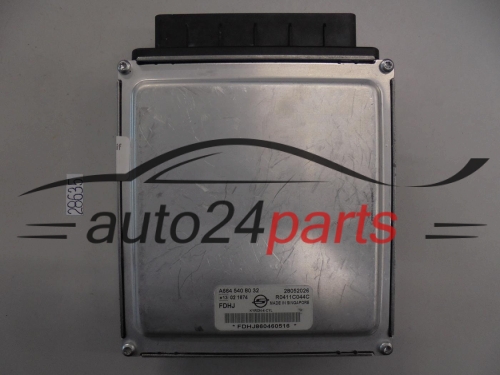 ECU ENGINE CONTROLLER SSANGYONG KYRON A6645408032, A664 540 80 32, R0411C044C