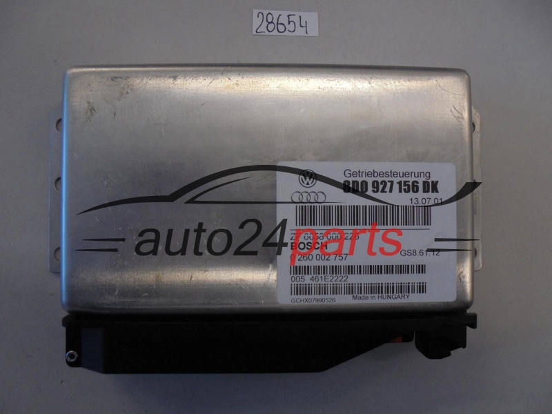 STEROWNIK SKRZYNI AUTOMATYCZNEJ AUDI VW VOLKSWAGEN 2.8 BOSCH 0 260 002 757, 0260002757, 8D0 927 156 DK, 8D0927156DK