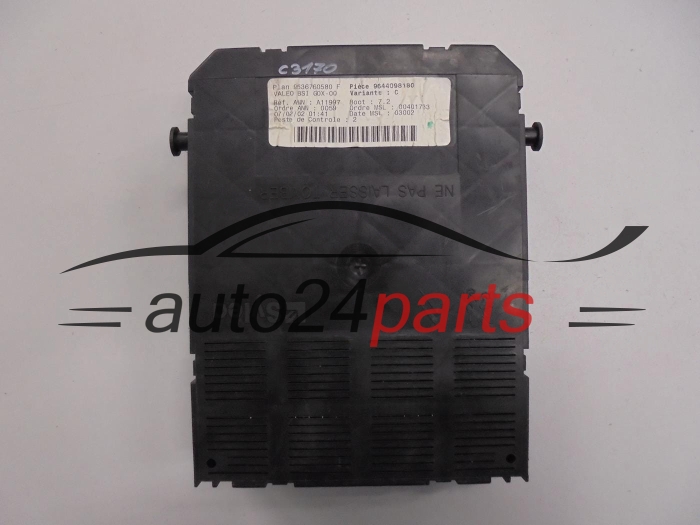 CENTRALKA MODUL STEROWNIK KOMFORTU BSI CITROEN PEUGEOT VALEO 9636760580 E, 9636760580E, 9644098180