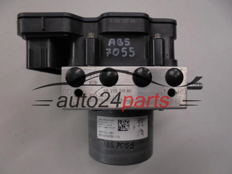 POMPA ABS I STEROWNIK PEUGEOT 0265295188 9827551180 0265956944