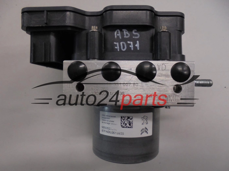 POMPA ABS I STEROWNIK PEUGEOT 0265297585 9835100780 0265956944