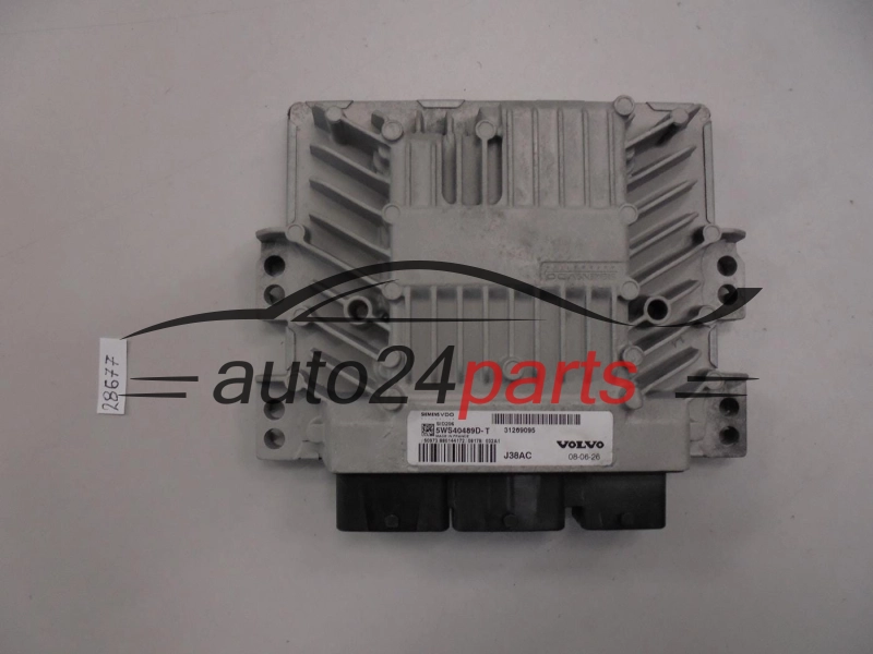 KOMPUTER STEROWNIK SILNIKA VOLVO S40 V50 2.0 D CONTINENTAL 5WS40489D-T, 5WS40489DT, 31269095, SID206