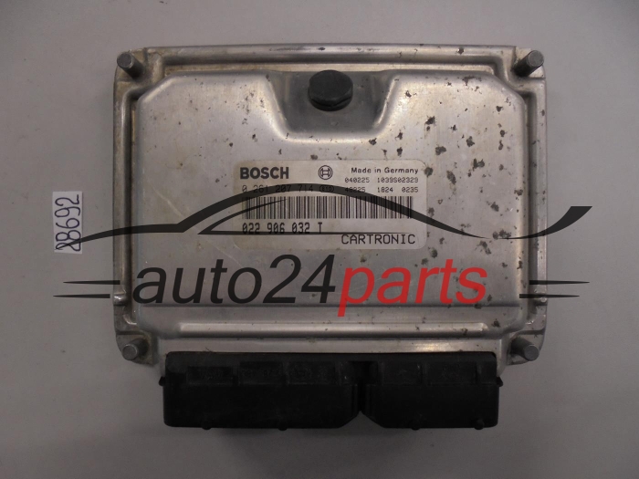 KOMPUTER STEROWNIK SILNIKA PORSCHE CAYENNE 3.2 022906032T, 022 906 032 T, BOSCH 0261207714, 0 261 207 714 CARTRONIC 1039S02329