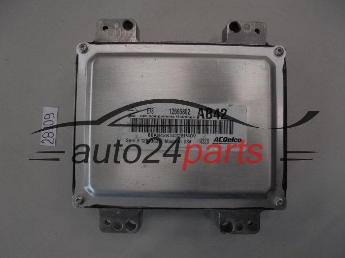 KOMPUTER STEROWNIK SILNIKA OPEL CORSA ACDelco 12665802 AB42, 12665802AB42