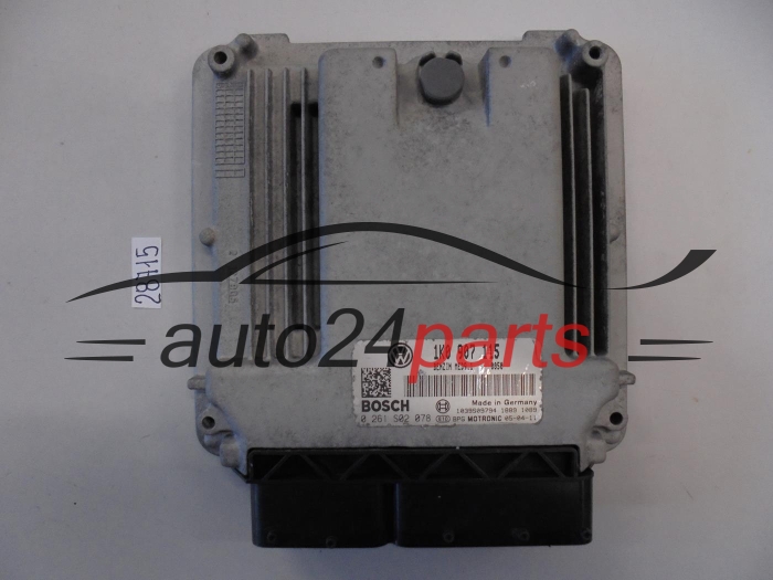 KOMPUTER STEROWNIK SILNIKA VW VOLKSWAGEN GOLF 2.0 TFSI BOSCH 0 261 S02 078, 0261S02078, 1K0 907 115, 1K0907115, MED9.1