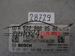 KOMPUTER STEROWNIK SILNIKA MERCEDES BENZ 0281031326 A6229000500 CR4.50