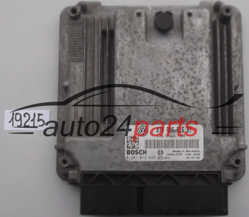 KOMPUTER STEROWNIK SILNIKA VW VOLKSWAGEN TOUAREG 2.5 TDI BOSCH 0 281 012 644, 0281012644, 070 906 016 BT, 070906016BT, EDC16U31
