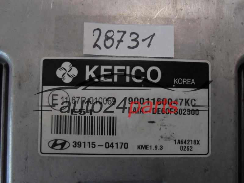 KOMPUTER STEROWNIK SILNIKA HYUNDAI 39115-04170 3911504170 9001160047KC