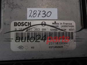 RENAULT OPEL 0281031363 237103984R