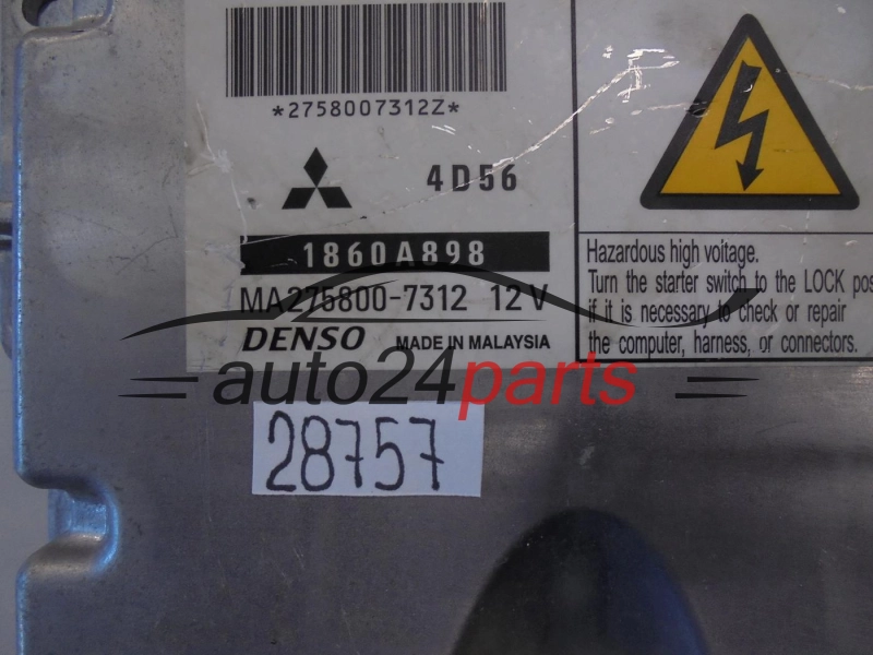 Sterownik silnika MITSUBISHI L200 1860A898 MA275800-7312 - 28757