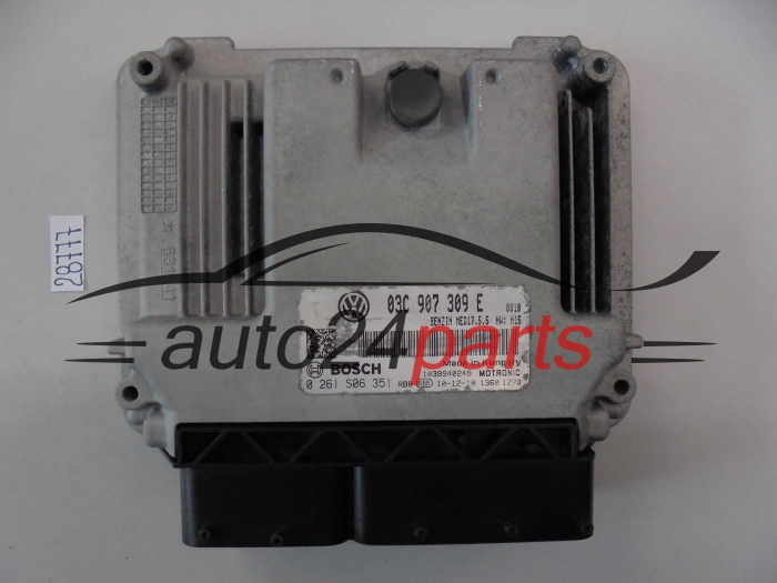 Sterownik silnika VW VOLKSWAGEN BOSCH 0261S06351 03C907309E -