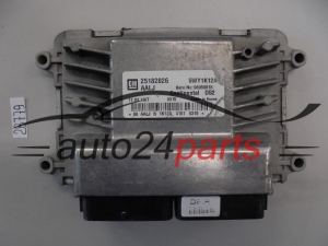 KOMPUTER STEROWNIK SILNIKA CHEVROLET SPARK 1.2 GM 25182026 AALJ, CONTINENTAL 5WY1K12A, D52 - 28779, 28798