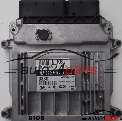 MOTORSTEUERGERÄT ECU STEUERGERAT HYUNDAI I20 1.2 16V, 9001040380KD, 39110-03256, 3911003256, GPB-B52DFS0-5000 