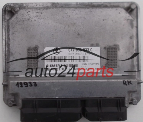 KOMPUTER STEROWNIK SILNIKA SKODA FABIA 1.4 MPI AQW 047906033C, SIEMENS 5WP44203