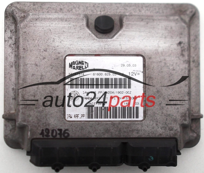 KOMPUTER STEROWNIK SILNIKA FIAT PANDA, IAW 4AF.PP, IAW4AFPP, 61600.625.03, 6160062503, 55187374 