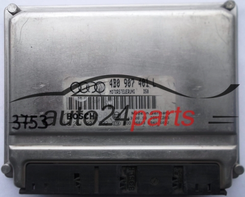 KOMPUTER STEROWNIK SILNIKA AUDI A6 2.5 TDI 4B0907401L, 4B0 907 401 L, BOSCH 0281001932, 0 281 001 932 MOTORSTEUERUNG D50 28RTE283