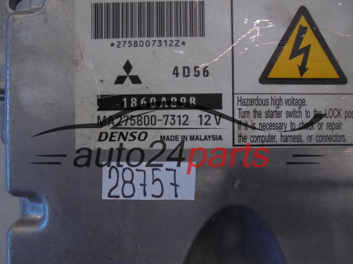 MITSUBISHI L200 1860A898, MA275800-7312, MA2758007312