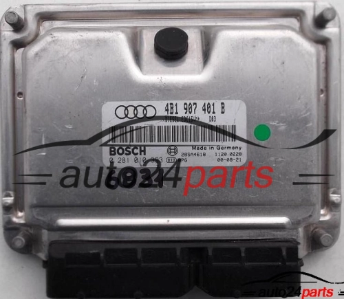 KOMPUTER STEROWNIK SILNIKA AUDI A6 2.5 TDI BOSCH 0 281 010 393, 0281010393, 4B1 907 401 B, 4B1907401B