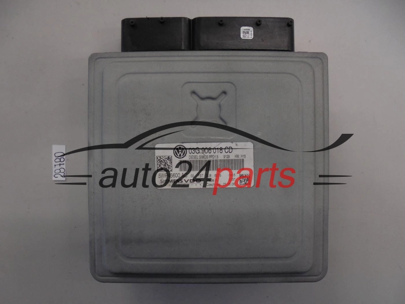 KOMPUTER STEROWNIK SILNIKA VOLKSWAGEN PASSAT 2.0 TDI SIEMENS VDO 5WP45600 AC, 5WP45600AC, 03G 906 018 CD, 03G906018CD