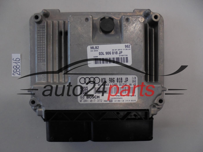 Centralita de motor Audi 0281017372 03L906018JP EDC17C46