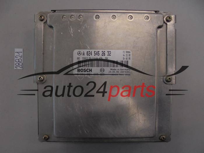 KOMPUTER STEROWNIK SILNIKA MERCEDES VITO 2.2 CDI BOSCH 0 281 001 985, 0281001985, A 024 545 26 32, 0245452632, A0245452632 , CR1.7