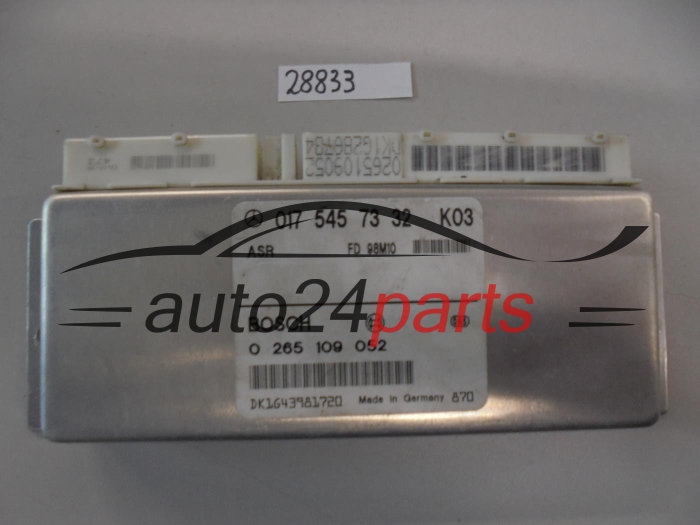 ABS STEROWNIK ASR MERCEDES W202 W210 SL R129 0175457332, 017 545 73 32, BOSCH 0265109052, 0 265 109 052
