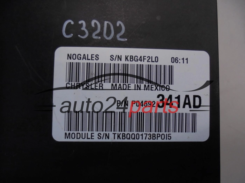 CENTRALKA MODUL KOMFORTU CHRYSLER DODGE P04692341AD