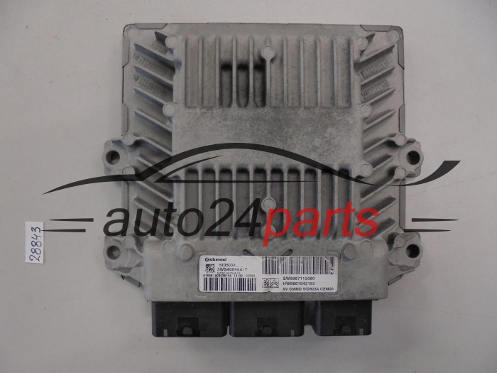 KOMPUTER STEROWNIK SILNIKA CITROEN PEUGEOT 2.0 HDI CONTINENTAL 5WS40899A-T, 5WS40899AT, SW 9667115080, HW 9661642180, SID803A