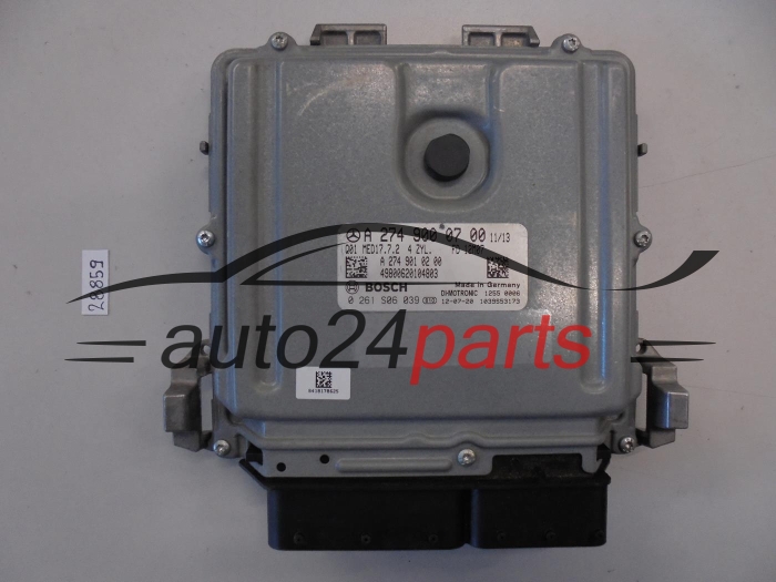 KOMPUTER STEROWNIK SILNIKA MERCEDES BENZ 0261S06039 A2749000700 MED17.7.2