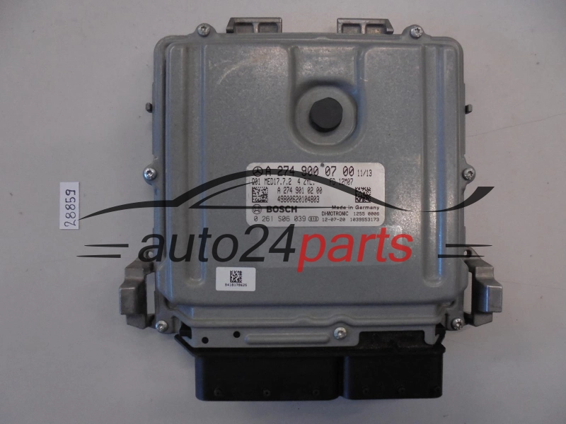 KOMPUTER STEROWNIK SILNIKA MERCEDES BENZ 0261S06039 A2749000700 MED17.7.2
