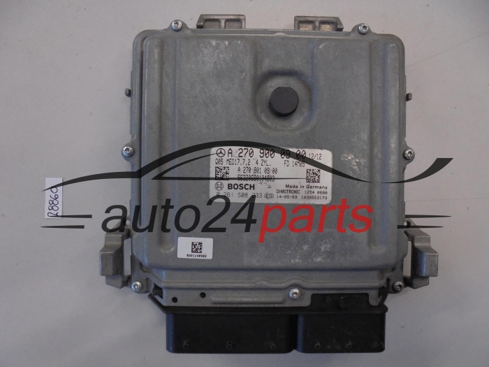 KOMPUTER STEROWNIK SILNIKA MERCEDES BENZ BOSCH 0 261 S08 233, 0261S08233, A2709000900, MED17.7.2 -