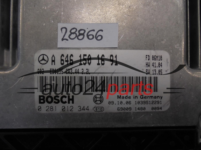 KOMPUTER STEROWNIK SILNIKA MERCEDES BENZ 0281012344 A6461501691 CR3.44