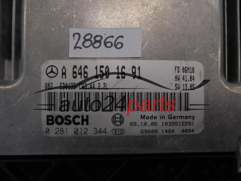 KOMPUTER STEROWNIK SILNIKA MERCEDES BENZ 0281012344 A6461501691 CR3.44