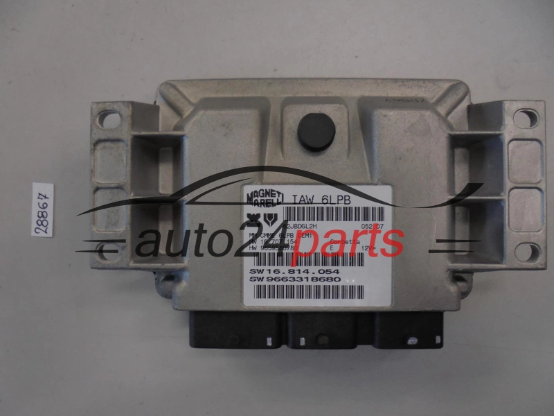 KOMPUTER STEROWNIK SILNIKA PEUGEOT 307 407 2.0  IAW6LPB  IAW 6LPB  9663318680