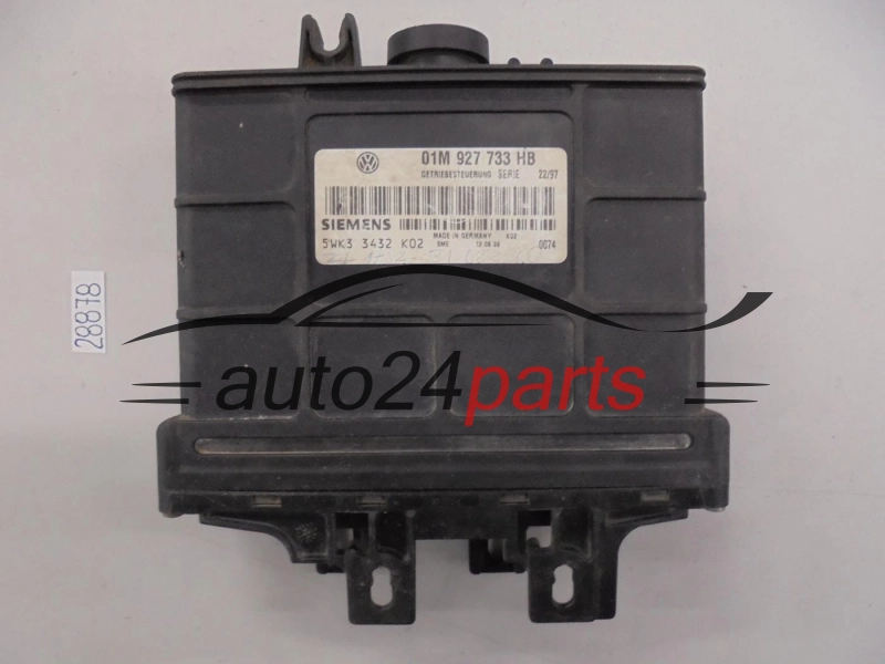 STEROWNIK SKRZYNI AUTOMATYCZNEJ VOLKSWAGEN POLO SIEMENS 5WK3 3432 K02, 5WK33432, 01M 927 733 HB, 01M927733HB