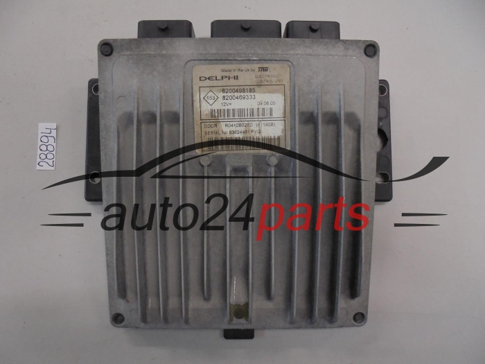 KOMPUTER STEROWNIK SILNIKA RENAULT CLIO 1.5 DCI Delphi R0410B027D, 8200498185, 8200469333