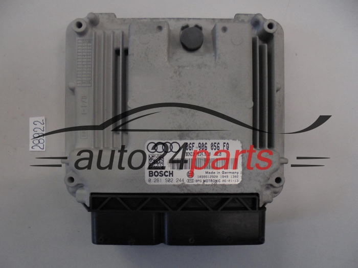 KOMPUTER STEROWNIK SILNIKA AUDI 2.0 FSI BOSCH 0 261 S02 244, 0261S02244, 06F 906 056 FQ, 06F906056FQ, MED9.5.10
