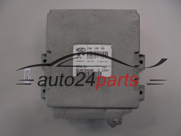 KOMPUTER STEROWNIK SILNIKA PEUGEOT 106 1.4 MAGNETI MARELLI IAW 1AP.40, IAW1AP40, 16254.124, 16254124, 9630784680 E