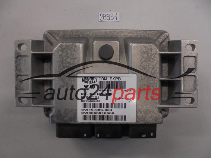 KOMPUTER STEROWNIK SILNIKA CITROEN IAW 6KPB, IAW6KPB 9666010580
