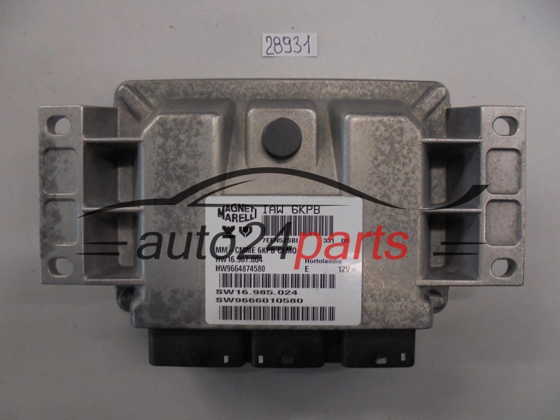 KOMPUTER STEROWNIK SILNIKA CITROEN IAW 6KPB, IAW6KPB 9666010580
