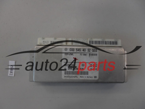 ABS STEROWNIK ESP+PML MERCEDES W211 A0335454032, 0335454032, A 033 545 40 32, BOSCH 0265109515, 0 265 109 515