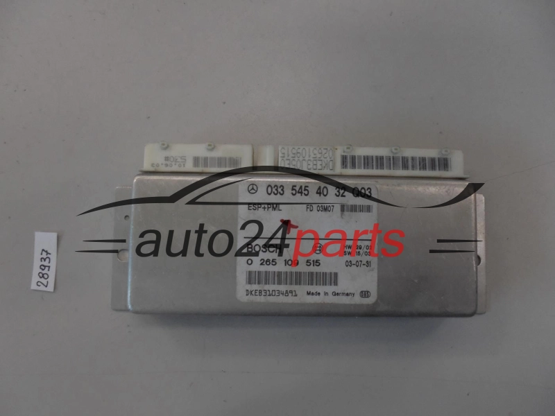 ABS STEROWNIK ESP+PML MERCEDES W211 A0335454032, 0335454032, A 033 545 40 32, BOSCH 0265109515, 0 265 109 515