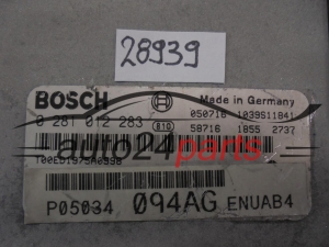 KOMPUTER STEROWNIK SILNIKA CHRYSLER PT CRUISER 2.2 CRD BOSCH 0 281 012 283, 0281012283, P05034094AG