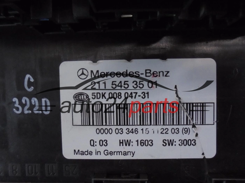 CENTRALKA MODUL MERCEDES BENZ 2115453501 5DK008047-31