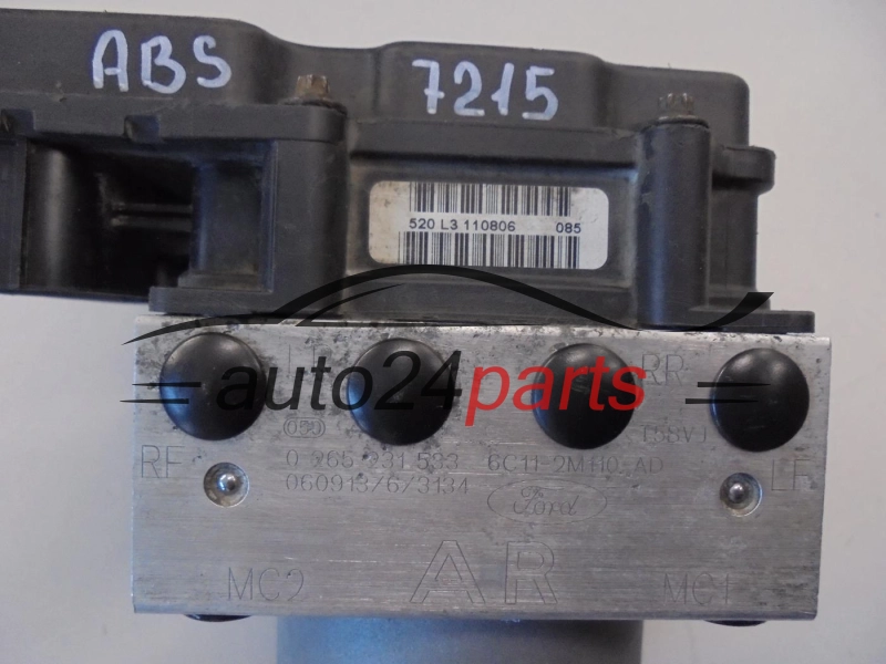 POMPA ABS I STEROWNIK FORD 0261231533 6C11-2M110-AD 6C112M110AD 0265800420