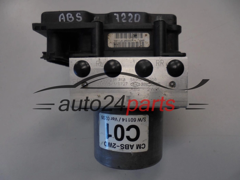 POMPA ABS I STEROWNIK HYUNDAI 0265231768 58910-2B300 589102B300 0265800541