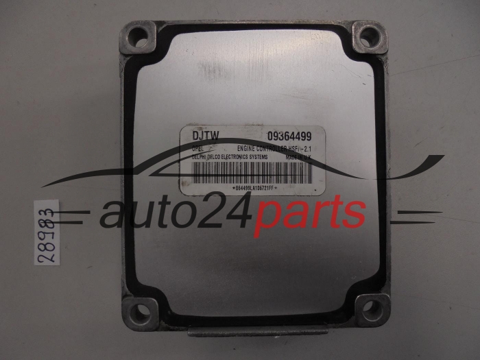 KOMPUTER STEROWNIK SILNIKA OPEL ASTRA CORSA ZAFIRA DELPHI DELCO 09364499 DJTW, 09364499DJTW, HSFI-2.1